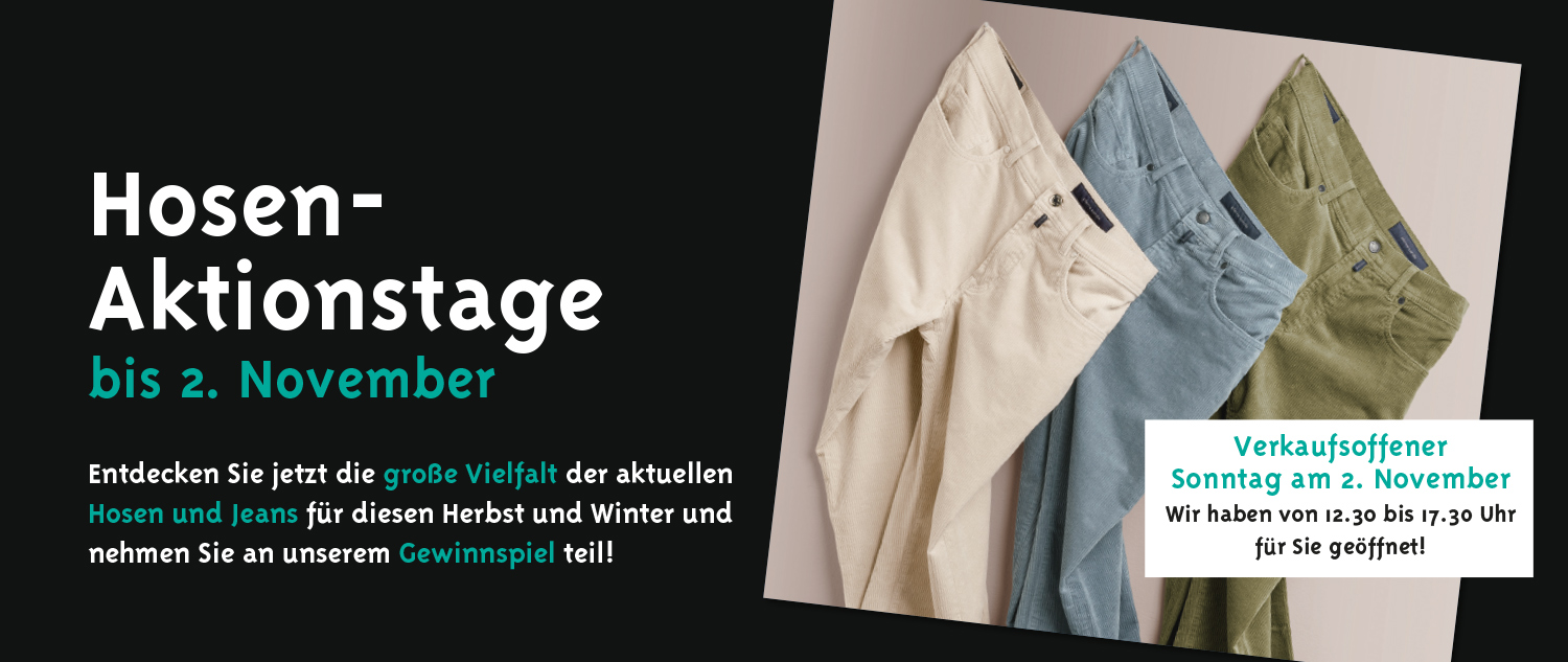 Fischer Männermode – Hosenaktionstage