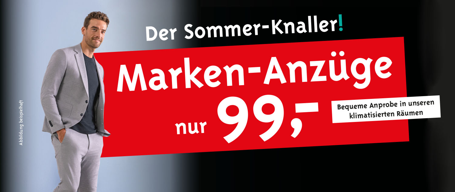 Fischer Männermode – Anzugaktion
