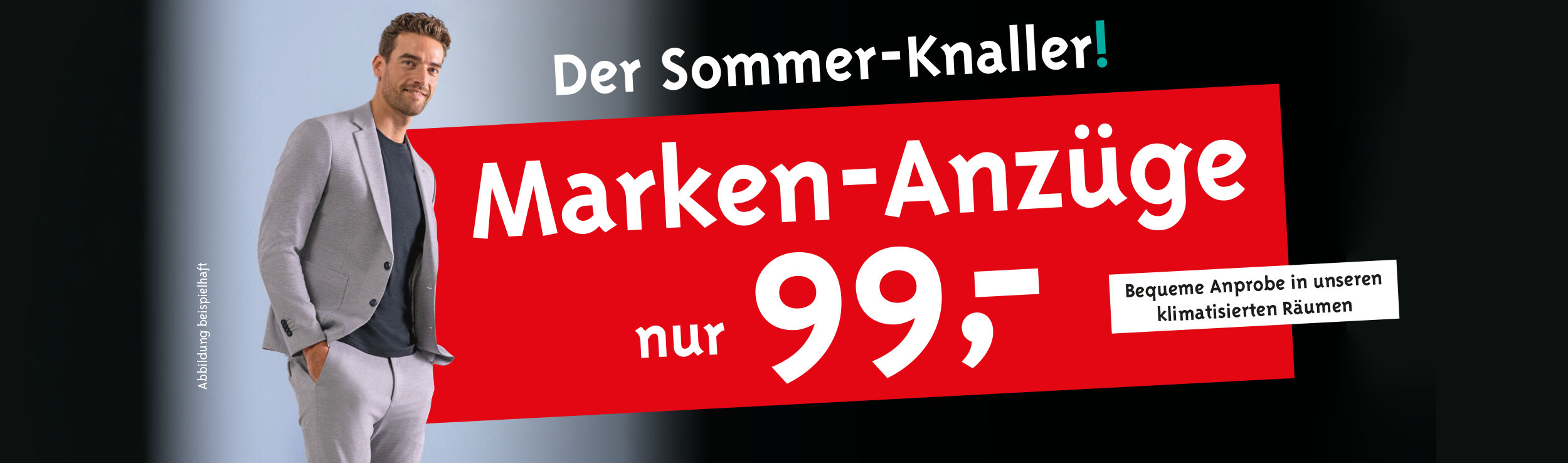 Fischer Männermode – Anzugaktion